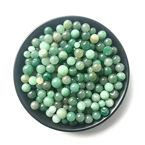 MCWJ Green Dongling Jade Piedra Cristal Grava DIY decoración de la casa Maceta Acuario pecera Ornamental FengShui envío gratis-8-15 mm 50 g