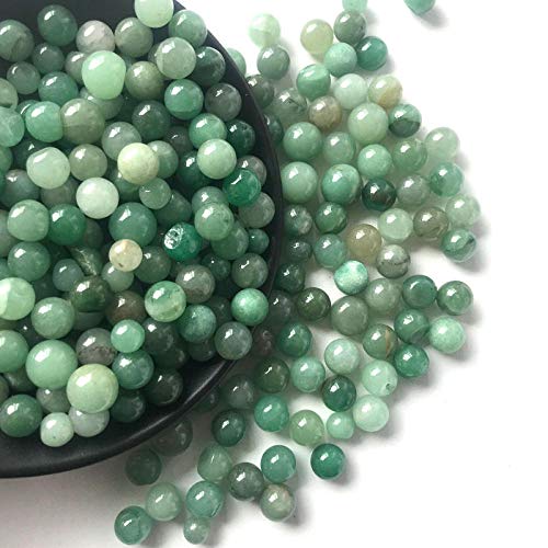 MCWJ Green Dongling Jade Piedra Cristal Grava DIY decoración de la casa Maceta Acuario pecera Ornamental FengShui envío gratis-8-15 mm 50 g