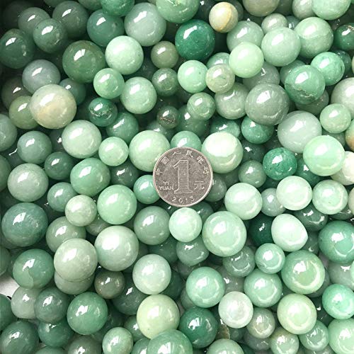 MCWJ Green Dongling Jade Piedra Cristal Grava DIY decoración de la casa Maceta Acuario pecera Ornamental FengShui envío gratis-8-15 mm 50 g