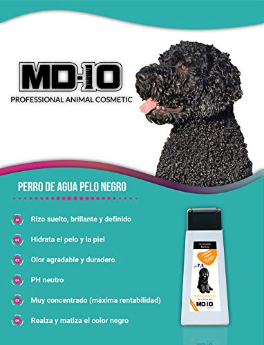 MD-10 COLLECTION Champú Perro de Aguas Pelo Negro (2 LTR)