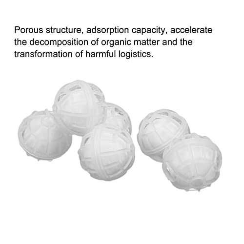 Medios de Filtro de Acuario, Fortalece Las Bacterias Beneficiosas, Bola de Filtro de, Fibra de Poliéster para el Hogar, Pecera, Acuario, Patio