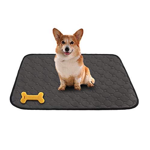 MEIJIEM Alfombras de Adiestramiento para Perros y Gatos - Pañales Impermeable Sanitarias Lavables y Reutilizables para Mascotas Pequeños y Medianos(60 * 45cm)