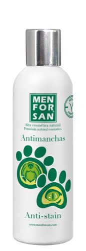 MENFORSAN Antimanchas Ojos para Perros y Gatos 125ml, Quita Manchas en el Contorno del Ojo y el hocico