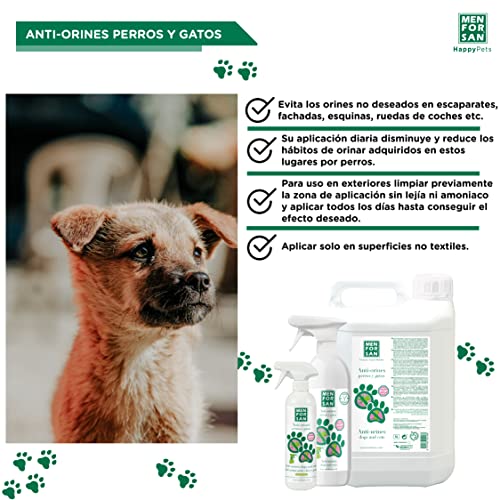 MENFORSAN Antiorines Perros Y Gatos - 5 Litros