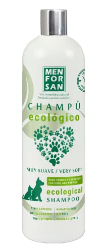 MENFORSAN Champú Ecológico para Perros y Cachorros 1L, Ingredientes 100% Biodegradables