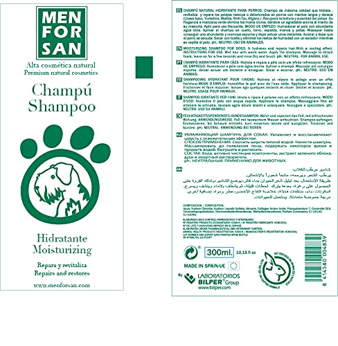 MENFORSAN Champú Perros Hidratante - 300 ml