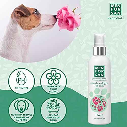 MENFORSAN Colonia para perros floral 125ml , Fresco y duradero