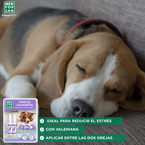 MENFORSAN Pipetas calmantes para Perros, Blister con 2 Unidades, Reduce el estrés