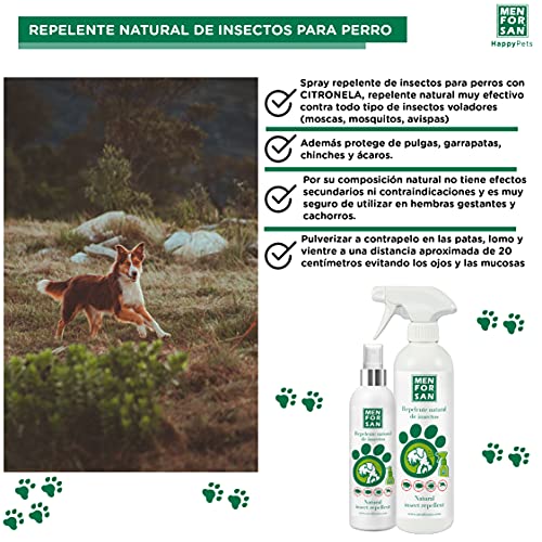 MENFORSAN, Repelente Natural de Insectos con citronela 500ml, Pack de 2 Unidades