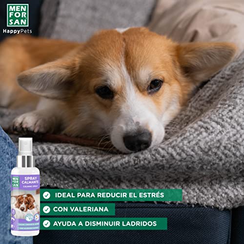 MENFORSAN Spray calmante para Perros 60ml, Reduce el estrés