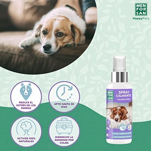 MENFORSAN Spray calmante para Perros 60ml, Reduce el estrés