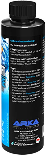 MICROBE-LIFT Aqua Pure - Medio filtrante líquido con bacterias vivas para acuarios de Agua Dulce y Salada, Tratamiento del Agua, Multicolor, 236 ml (AQUA08US)