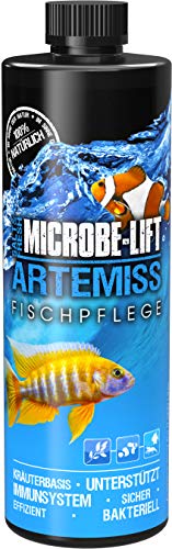 MICROBE-LIFT Artemiss - Estimulante inmunológico para Peces para acuarios de Agua Dulce y Salada, Producto de Cuidado a Base de Hierbas, Potencia y fortalece el Sistema inmunológico