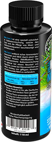 MICROBE-LIFT Nite-out II – Bacterias para Principiantes aptas para acuarios de Agua Dulce y Salada, su Acuario estará Listo para los Peces en un Abrir y Cerrar de Ojos