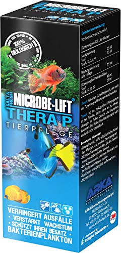 MICROBE-LIFT TheraP – Bacterias de Limpieza para el Cuidado de Peces, previene Enfermedades, favorece el Crecimiento de los Animales, para Agua Dulce y Salada