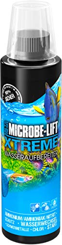 MICROBE-LIFT Xtreme - Acondicionador de Agua para acuarios Aptos para Peces, neutraliza Las sustancias del Agua Corriente perjudiciales para los Peces,