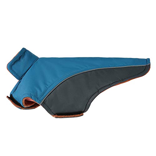 Mile High Life | Chaqueta para Perro Impermeable y Caliente | Chaqueta para Perro pequeño de Cierre fácil Paso a Paso | Abrigos para Cachorros Raya Reflectante para el Paseo Nocturno