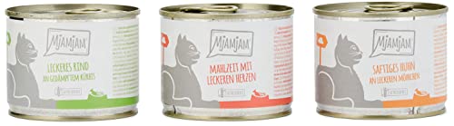 MjAMjAM Natural Wet Cat Food Snackbox para Gatos, 200 g (Paquete de 6), 1200