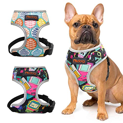 MMWW Imbracatura per Gatti in Nylon per cani Imbracatura per Bulldog Francese Cucciolo per cani di Piccola Taglia Imbracatura per Chihuahua Yorkshire Walking Training L