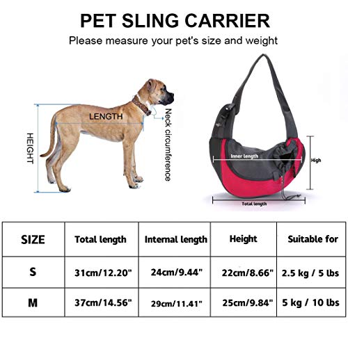 Mochila para Perros Gatos, Ajustable Portador para Mascotas Pequeñas, Transportín para Mascotas Mochila al Aire Libre del Perro para Viajes, Bicicleta, Senderismo (Púrpura, S)