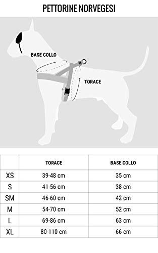 MORSO 7046 - Arnés Noruego para Perros, Talla S