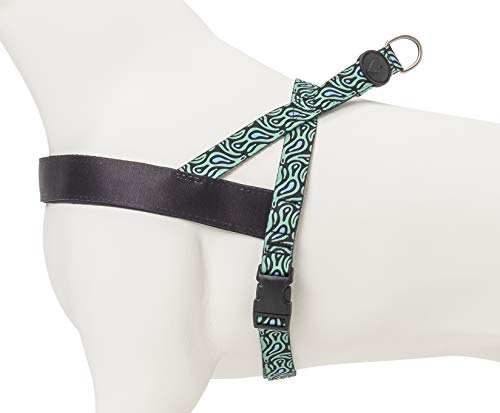 Morso - Arnés Noruega para Perros, Talla L, Verde/Negro