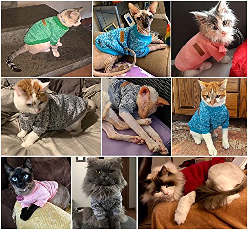 Mosucoirl Suéter para Perros Y Gatos para Mascotas,Jerséis De Invierno para Perros Ropa Gato Cómodo Vellón Traje Abrigo Mascotas Ropa Suéter Cálido Cachorro Pequeño Perro Mediano