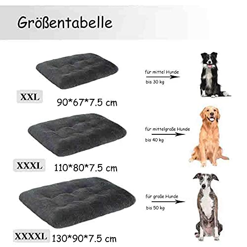 MSRNSIY Cama de peluche para perros de tamaño mediano, sofá para perros, lavable, muy suave, cesta para perros con cojín antideslizante, cama para mascotas grandes