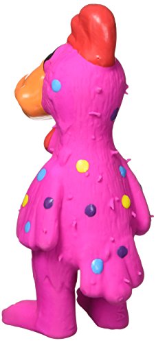 multipet de Mini globken látex Peluche Relleno Lunares Pollo Perro Juguete, 5 – 1/2-inch