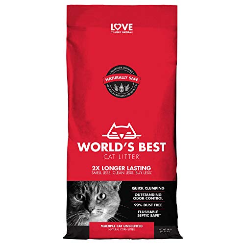 Mundial de Mejor Cat camada 391035 – Múltiples Gato apelmazarlas fórmula de Basura, 28-Pound