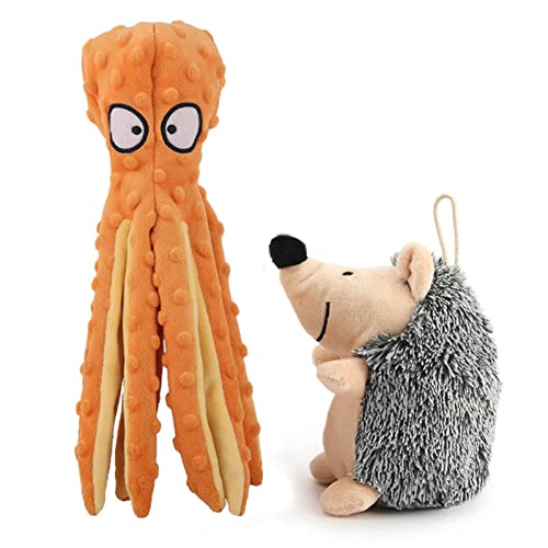 NA New Pet Supplies Peluche Sonido Juguete Pulpo Perro Morder Juguete Calmante Peluche Erizo