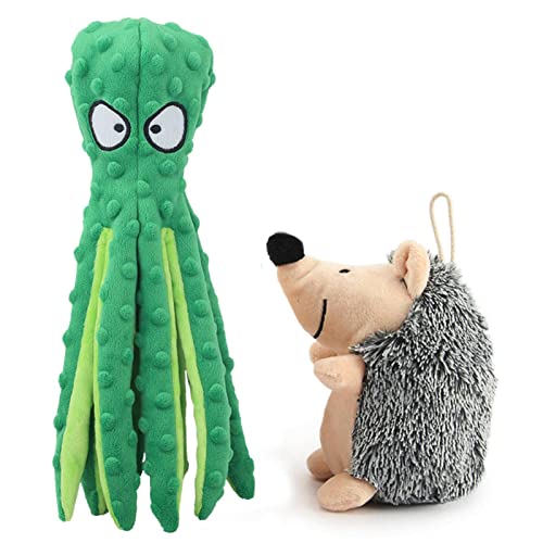 NA New Pet Supplies Peluche Sonido Juguete Pulpo Perro Morder Juguete Calmante Peluche Erizo