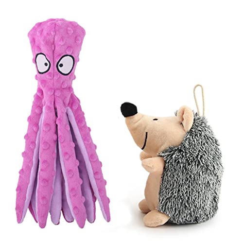 NA New Pet Supplies Peluche Sonido Juguete Pulpo Perro Morder Juguete Calmante Peluche Erizo