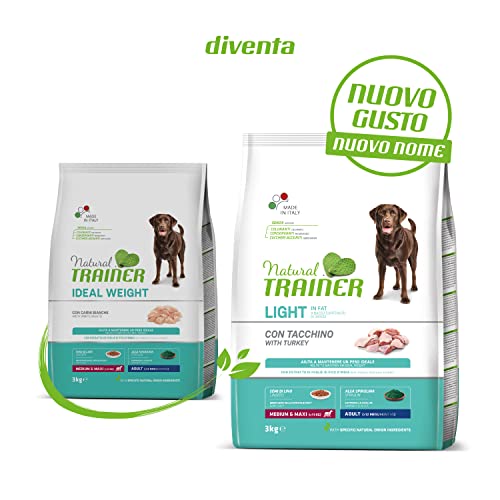 Natural Trainer Ideal Weight - Pienso para Perros Medium-Maxi Adult con Carnes Blancas - 3kg