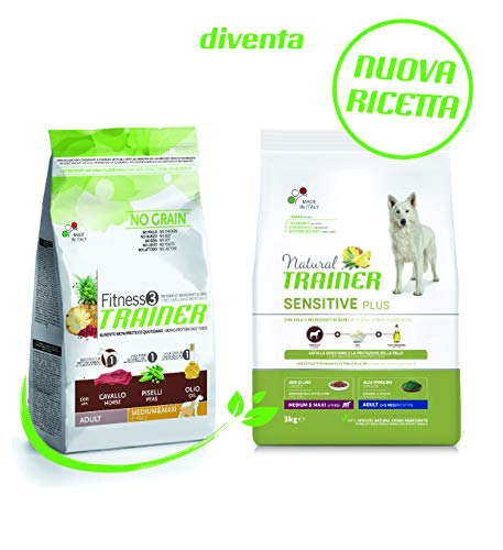 Natural Trainer Sensitive Plus - Pienso para Perros Medium-Maxi Adult con Caballo y Arroz - 3kg