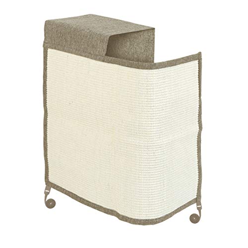 Navaris Rascador para Gatos - Protector para Esquina de sofá o sillón - Afilador de uñas de sisal para Mascotas - para el Lado Derecho en marrón