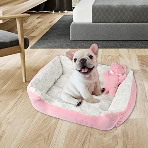 NC NC Camas para Perros tranquilas para Perros pequeños, medianos y Grandes, Cama para Dormir Profundo para Mascotas, Perros, Gatos, pequeños y Grandes, Rosado