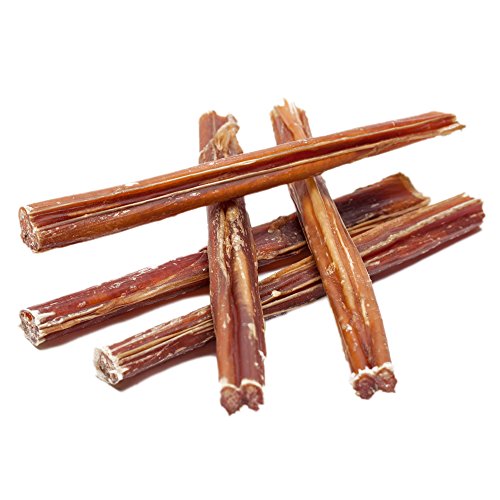 Nervios de Toro para Perros, Sticks Dentales 100% Naturales, Tendón de Buey, Chuche para Perros, 10 Palitos de 15cm