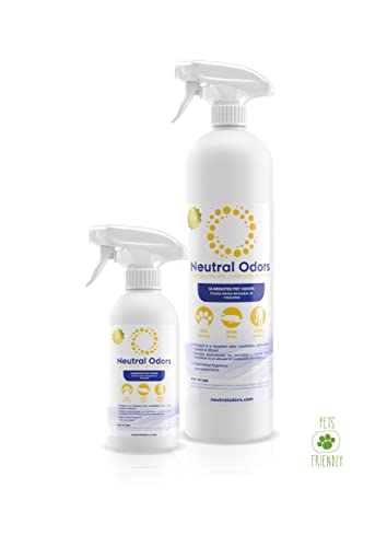 NEUTRAL ODORS - Eliminador de Olores de Mascotas (suelos, alfombras, cajas de arena, etc.) -250ml