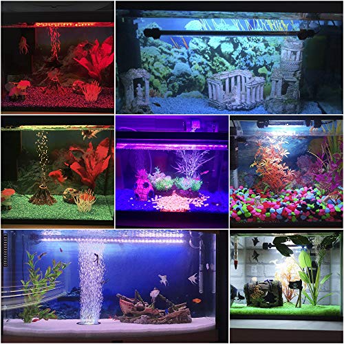 NICREW Luz Sumergible con Remoto Control y LED de Espectro Completo para Acuario, Luz Plantado Subacuática para Tanque con Pez, Lámpara Impermeable para Acuario, 3W