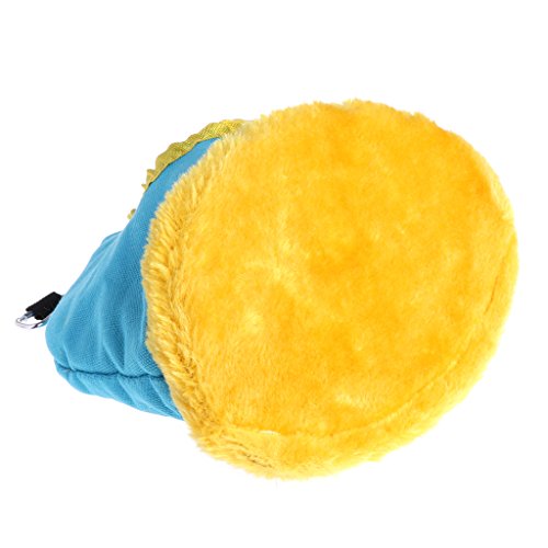 niumanery New Parrot Nest Plush Warm Winter Hammock Pet Bird Hanging Swing Bed Cave 3 Size S