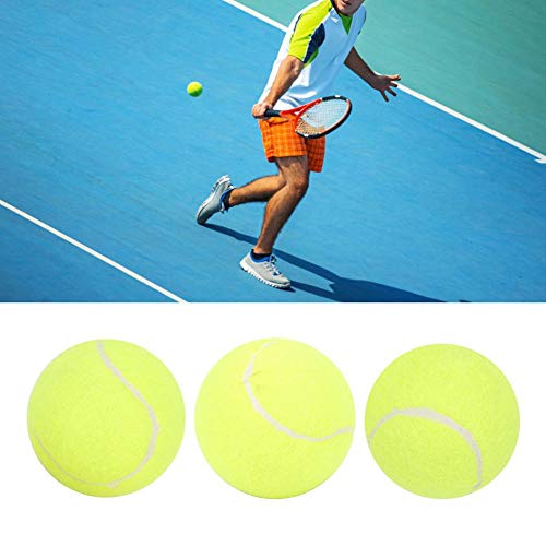 Niunion Pelota de Tenis, 3 uds LEIJIAER Goma Profesional de Alta resiliencia Pelota de Tenis de Entrenamiento Especial para práctica de competición(Tennis Ball)