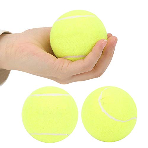 Niunion Pelota de Tenis, 3 uds LEIJIAER Goma Profesional de Alta resiliencia Pelota de Tenis de Entrenamiento Especial para práctica de competición(Tennis Ball)