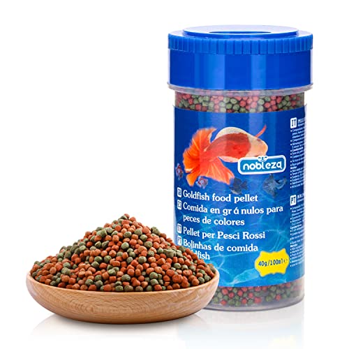 Nobleza - Alimento para Pez Dorado, Granulado Blando de Lento Hundimiento para Peces, 40 g/ 100 ml