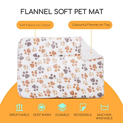 Nobleza Colchonetas para Camas para Perros, Mascotas Lavables a Mano y Lavables a Máquina Manta para Perros, Mantas Cálidas De para Gatos y Perros para Camas De Perros, Sofás 100 × 75 cm