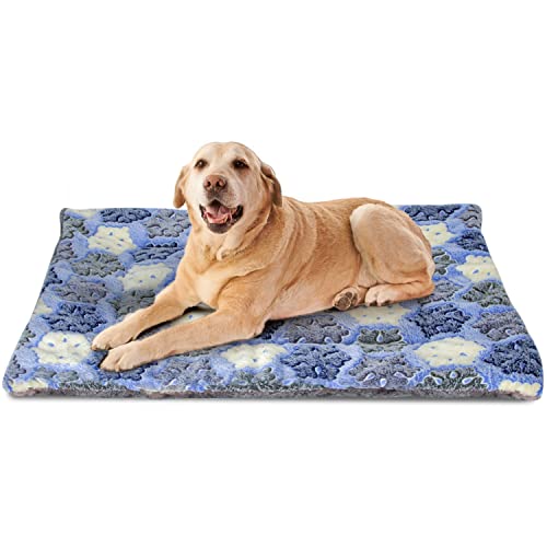 Nobleza Colchonetas para Camas para Perros,100 * 75cm, Mascotas Lavables a Mano y Lavables a Máquina Manta para Perros, Mantas Cálidas De para Gatos y Perros para Camas De Perros, Sofás