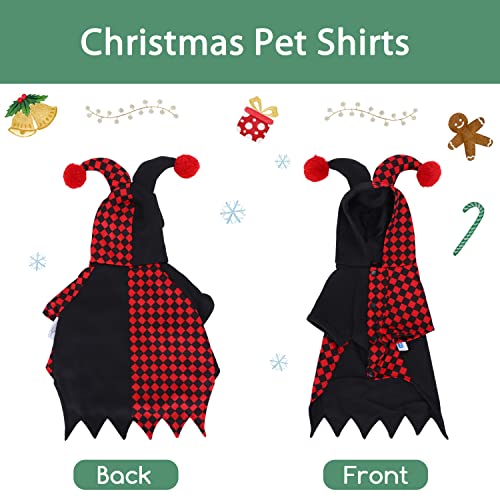 Nobleza - Disfraz de Navidad para Perros, Sudaderas con Capucha para Mascotas, Traje de Perro Novedad Funny Pets Party Cosplay Apparel Ropa para Mascotas Adecuado para Perros/Gatos, Talla L