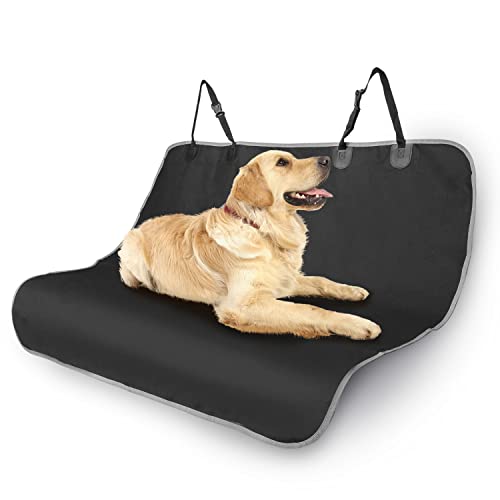 Nobleza - Protector de Tapicería para Perros, Cubierta Asiento Universal Ipermeable Antideslizante para Mascotas, Funda Coche para Mayoría de los Coches (Tamaño Universal), Negro 140 × 110 cm