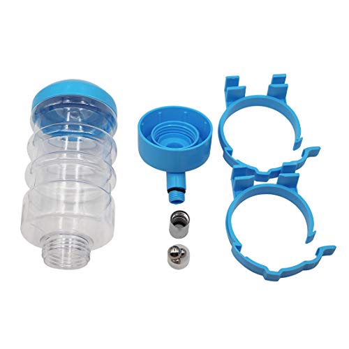 nomal MYB Supplies 2 botellas de agua de conejo de 400 ml, botella de agua automática de conejo, no gotea, botella de bebida para mascotas es adecuada para cachorros y gatitos, azul y blanco