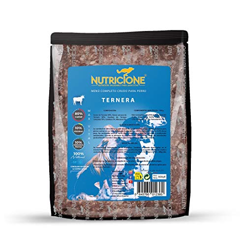 Nutricione - Barf MAX Vital menú Completo Ternera congelado 5kg (10 Paquetes de 500gr)